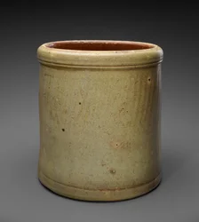 Crock, c. 1880-1905 (saltglaserat stengods)