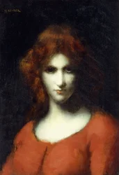 Porträtt av Miss Addison Head of San Francisco, 1874