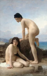 Badande kvinnor, 1884