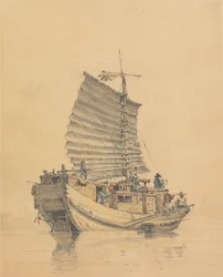 En av ambassadens yachter