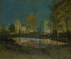 Central Park och Plaza, 1917-1918.