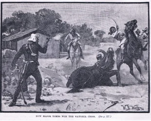 Hur major Tombs vann Victoriakorset 1857 AD