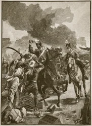 Thackwell vid Sobraon, 1846, illustration från Cassell