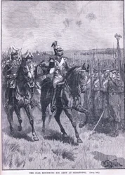 Tsaren granskar sin armé vid Sebastopol 1856 e.Kr