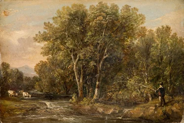 Skogbevuxen landskap, 1851.