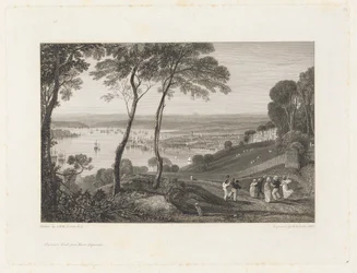 Plymouth Dock, från Mount Edgecumbe