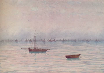 En fiskeflotta, 1910