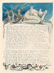 Amerika. En profetia, Platta 18, över Hills....