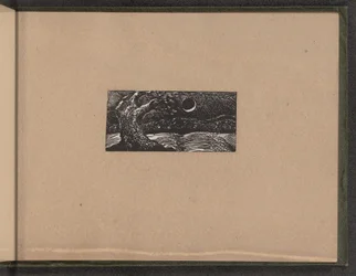 Sprängt träd och tillplattade grödor, 1821.