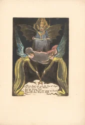 Europa. A Prophecy, tavla 12, Albions Angel rose. . . . (Bentley 14)