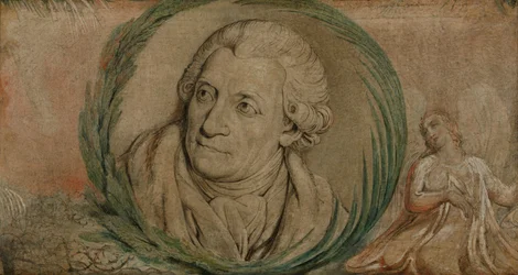 Friedrich Gottlieb Klopstock (tempera på duk)