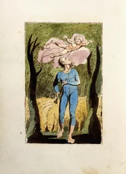 Frontispice, från "Songs of Innocence", 1789