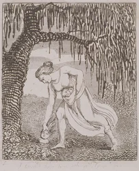 I Found Him Beneath a Tree, platta 3 från "For Children". Paradisets portar", 1793
