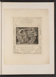 Job tillrättavisad av sina vänner, 1825.