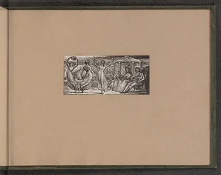 Menalcas tittar på kvinnor dansar, 1821.