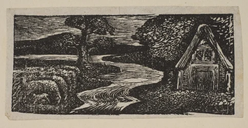 Sabrinas Silvery Flood, från Thorntons Pastorals of Virgil, 1821.