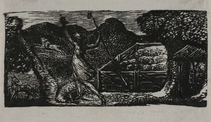 Shepherd Chases Away Wolf, från The Pastorals of Virgil