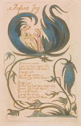 Songs of Innocence, Plate 14, %22 Infant Joy %22 (Bentley 25)