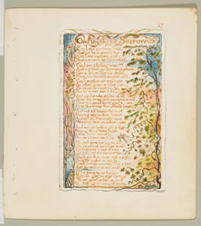 Songs of Innocence and Experience: On Anothers Sorrow, ca. 1825.