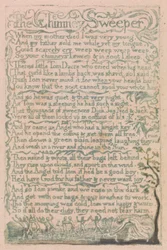 Songs of Innocence and of Experience, Plate 10, "The Chimney Sweeper" (Bentley 12)