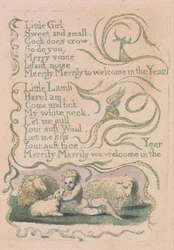 Songs of Innocence and of Experience, Plate 12, Spring (Bentley 23)