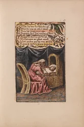 Songs of Innocence and of Experience, Plate 17, A Cradle Song (Bentley 17)