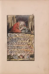 Songs of Innocence and of Experience, Plate 43, The Little Vagabond, (Bentley 45)