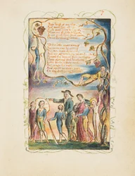 Songs of Innocence and of Experience: The Echchoing Green andra plattan, ca. 1825.