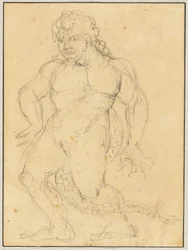Studie av Agnello Brunelleschis figur