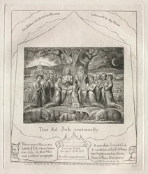 Jobs bok: Pl. 1, Så gjorde Job ständigt, 1825.