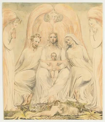 Den heliga familjen (även känd som Kristus i sanningens knä)