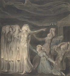 Liknelsen om de vise och dåraktiga jungfrurna, ca. 1799-1800.