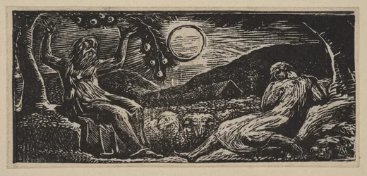 Thenot Under a Fruit Tree, från Thorntons Pastorals of Virgil, 1821.