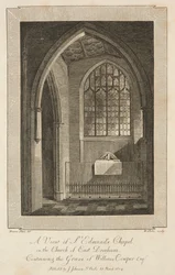 Utsikt över St. Edmunds Chapel i Church of East Dereham..., 1804.