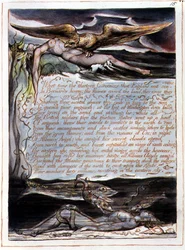 "What Time the Thirteen Governors", platta 13 från "America, a Prophecy" (Amerika, en profetia)