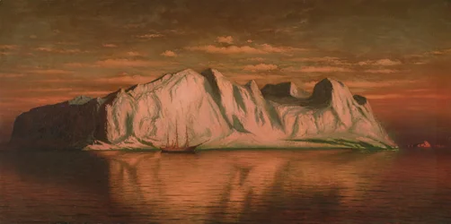 Muir Glacier, ca 1872 (olja på duk)