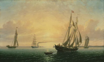 The Schooner Jane of Bath, Maine, 1857.