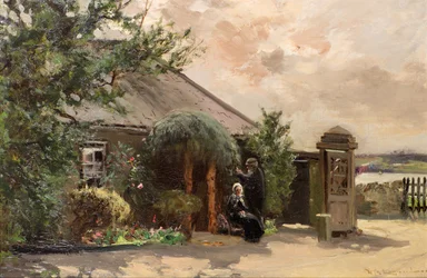 Balgay Lodge, Dundee (olja på duk)
