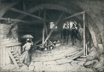 A Galilean Flour Mill, sent 1800-tidigt 1900-tal, 1922.