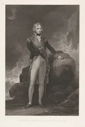 Porträtt av Horatio Nelson The Right Honorable Lord Viscount Nelson (titel på objekt)