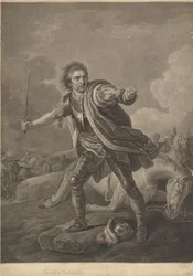 David Garrick som Richard III i Drury Lane Theatre Performance, 1759