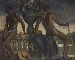 Adams arbete, 1900-talet (Olja på duk)