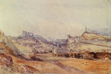 Edinburgh från Salisbury Crags