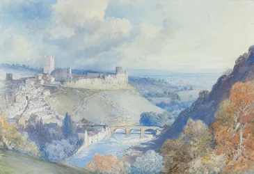 Richmond Castle and Town, Yorkshire