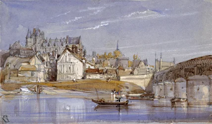 Chateau i Amboise, på Loire
