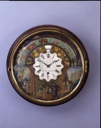 Urtavla, sent 1800-tal, urtavla ca 1770 (mahogny)