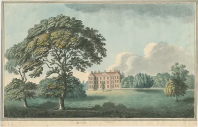 Wrottesley Hall: målning, nd [1796-1839]