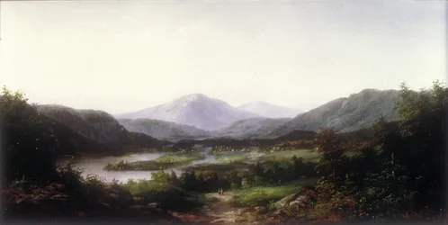 Mount Washington, Conway Valley, New Hampshire (olja på duk)