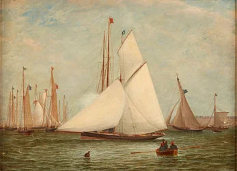 The Finishing Gun (olja på duk)
