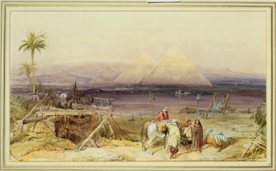 På Nilen, Egypten, 1846